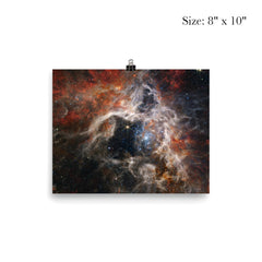 Tarantula Nebula taken by James Webb Space Telescope poster 4
