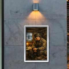 Taras Shevchenko in exile shack poster 2