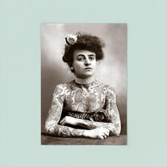 Tattooed Lady - Maude Wagner, 1907 - the first female tattoo artist poster 8