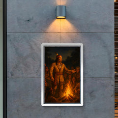 Tecumseh before the confederacy council fire poster 2