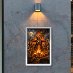 Tecumseh forging pan tribal alliance by fire poster 2