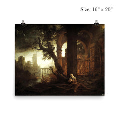 Temptation of Saint Anthony by Claude Lorrain, 1638 poster 2