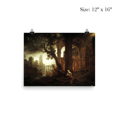 Temptation of Saint Anthony by Claude Lorrain, 1638 poster 3