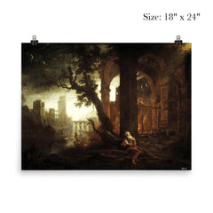 Temptation of Saint Anthony by Claude Lorrain, 1638 poster 5