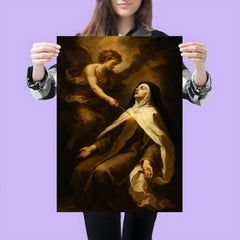 Teresa of Avila transverberation ecstasy scene poster 3