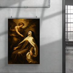 Teresa of Avila transverberation ecstasy scene poster 4
