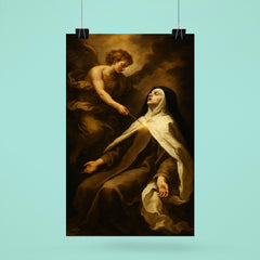 Teresa of Avila transverberation ecstasy scene poster 6