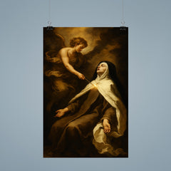 Teresa of Avila transverberation ecstasy scene poster 9