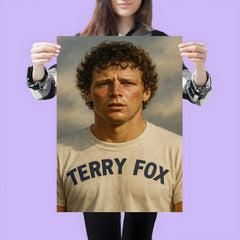 Terry Fox portrait poster 3