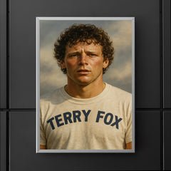 Terry Fox portrait poster 5
