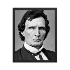 Thaddeus Stevens framed print on a plain backdrop in size 16"x20".