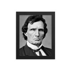 Thaddeus Stevens framed print on a plain backdrop in size 8"x10".