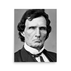 Thaddeus Stevens poster on a plain backdrop in size 16"x20".