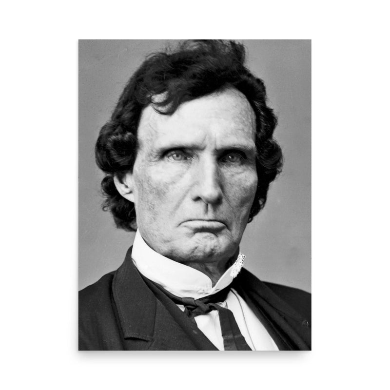 Thaddeus Stevens poster on a plain backdrop in size 18