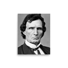 Thaddeus Stevens poster on a plain backdrop in size 8"x10".