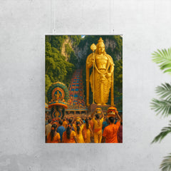 Thaipusam Batu Caves Malaysia poster 7