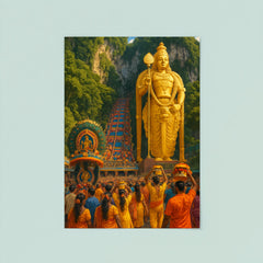 Thaipusam Batu Caves Malaysia poster 8