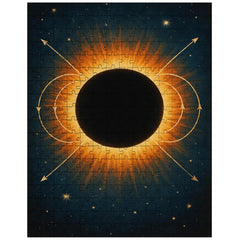 The 1919 eclipse proving relativity jigsaw puzzle
