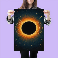 The 1919 eclipse proving relativity poster 3