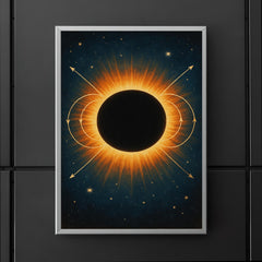 The 1919 eclipse proving relativity poster 5