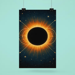 The 1919 eclipse proving relativity poster 6
