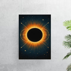 The 1919 eclipse proving relativity poster 7