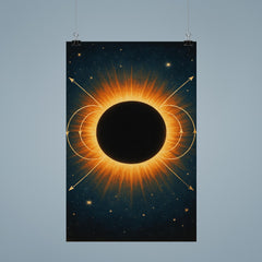 The 1919 eclipse proving relativity poster 9