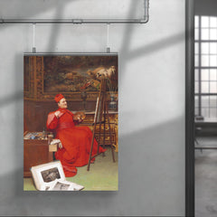 The Amateur Artist by Georges Croegaert poster 4