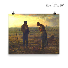 The Angelus by Jean-Francois Millet poster 2