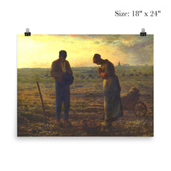The Angelus by Jean-Francois Millet poster 5