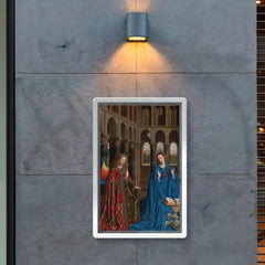 The Annunciation by Jan van Eyck, c. 1436 poster 2