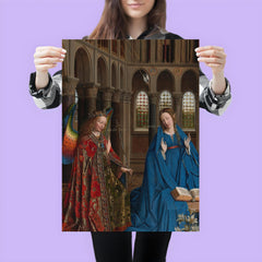 The Annunciation by Jan van Eyck, c. 1436 poster 3