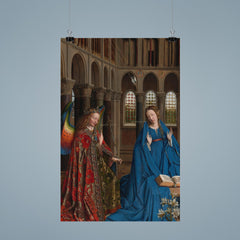 The Annunciation by Jan van Eyck, c. 1436 poster 9