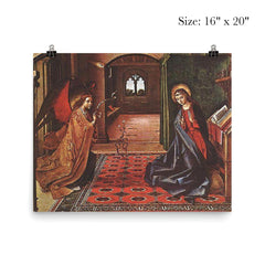 The Annunciation by Pedro Berruguete poster 2