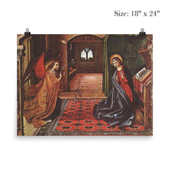 The Annunciation by Pedro Berruguete poster 5