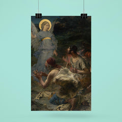 The Annunciation to the Shepherds by Jules Bastien-Lepage, 1875 poster 6
