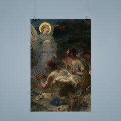 The Annunciation to the Shepherds by Jules Bastien-Lepage, 1875 poster 9
