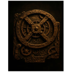 The Antikythera mechanism reconstructed in dramatic bronze jigsaw puzzle
