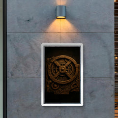 The Antikythera mechanism reconstructed in dramatic bronze poster 2