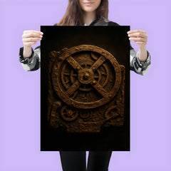 The Antikythera mechanism reconstructed in dramatic bronze poster 3