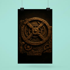 The Antikythera mechanism reconstructed in dramatic bronze poster 6