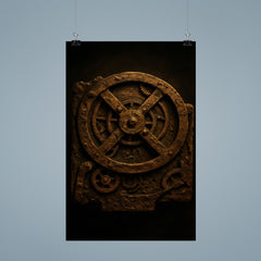 The Antikythera mechanism reconstructed in dramatic bronze poster 9