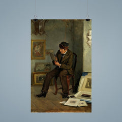 The Art Expert by Adolf von Becker poster 9