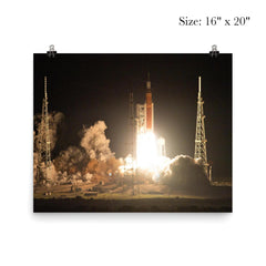 The Artemis 1 launch poster 2
