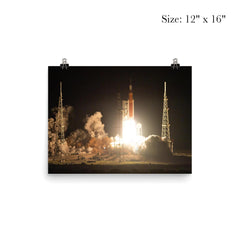 The Artemis 1 launch poster 3