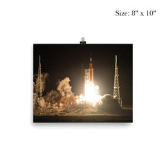 The Artemis 1 launch poster 4