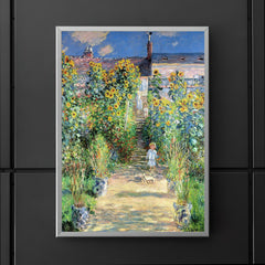 The Artist's Garden at Vétheuil by Claude Monet poster 5