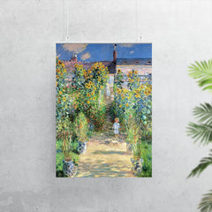 The Artist's Garden at Vétheuil by Claude Monet poster 7