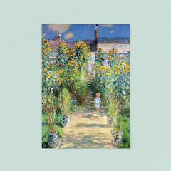 The Artist's Garden at Vétheuil by Claude Monet poster 8