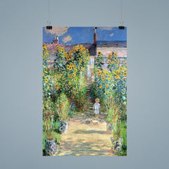 The Artist's Garden at Vétheuil by Claude Monet poster 9